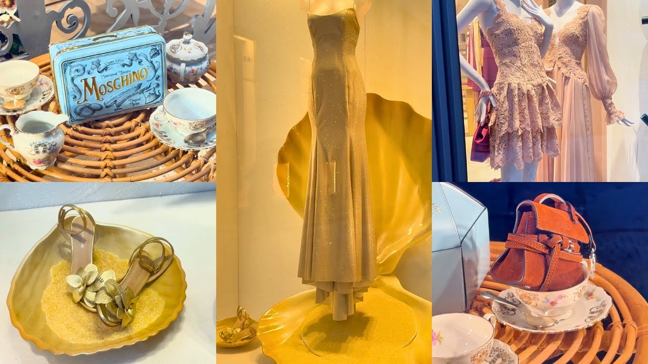 🇮🇹 Milan Luxury Window Displays 2025 | Designer Bags, Shoes & High Fashion Brands