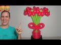como hacer flores con globos - globoflexia facil - como hacer figuras con globos