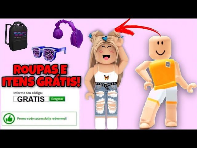 COMO TER ROUPAS BONITAS NO ROBLOX DE GRAÇA E SEM ROBUX + CÓDIGOS SECRETOS  DE ITENS!!!!😱 *atualizado* em 2023