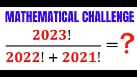Simplify this Factorial problem without using a calculator | Math Olympiad Training