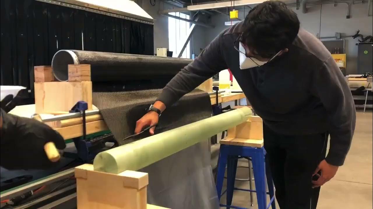 Carbon Fiber Rocket Tube Manufacturing (Wet Layup) YouTube