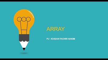 Array dan Fungsi Bahasa C - Dasar Pemrograman 2 | LAB TI