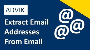 How to Extract Email Addresses From Email?