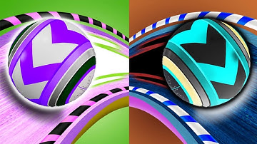 Rolling Ball 3d Sky Race vs Reverse Speed Run Walkthrough,iOS Android Ball Colour Run ( part : 552 )