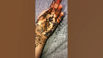 Satisfying Henna Peel Off Henna لون الحناء بعد التقشير 