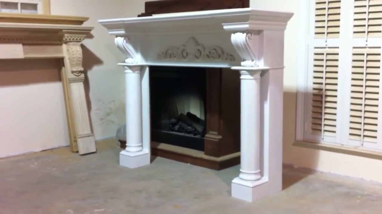 The Atlanta Fireplace Mantel Youtube