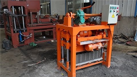 Shengya Machinery QMJ4-40 Cheap price concrete hollow block moulding machine