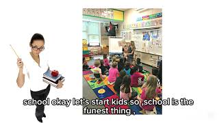 Learning about loving school we have teacher Jamila teaching today like and subscribe  👍 