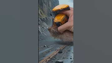 JCB clearing Squeeze #aiedits #automobile #automotiveedit #aivfx #ai #aivideo #ai