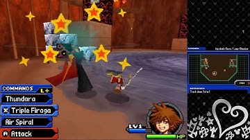 KH Re:Coded (DeSmuME) - Jafar II - Critical Mode Level 1 (No Damage)