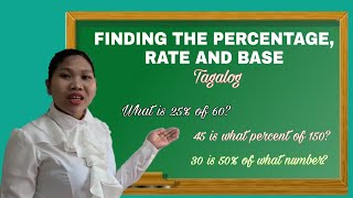 BASE, PERCENTAGE AND RATE