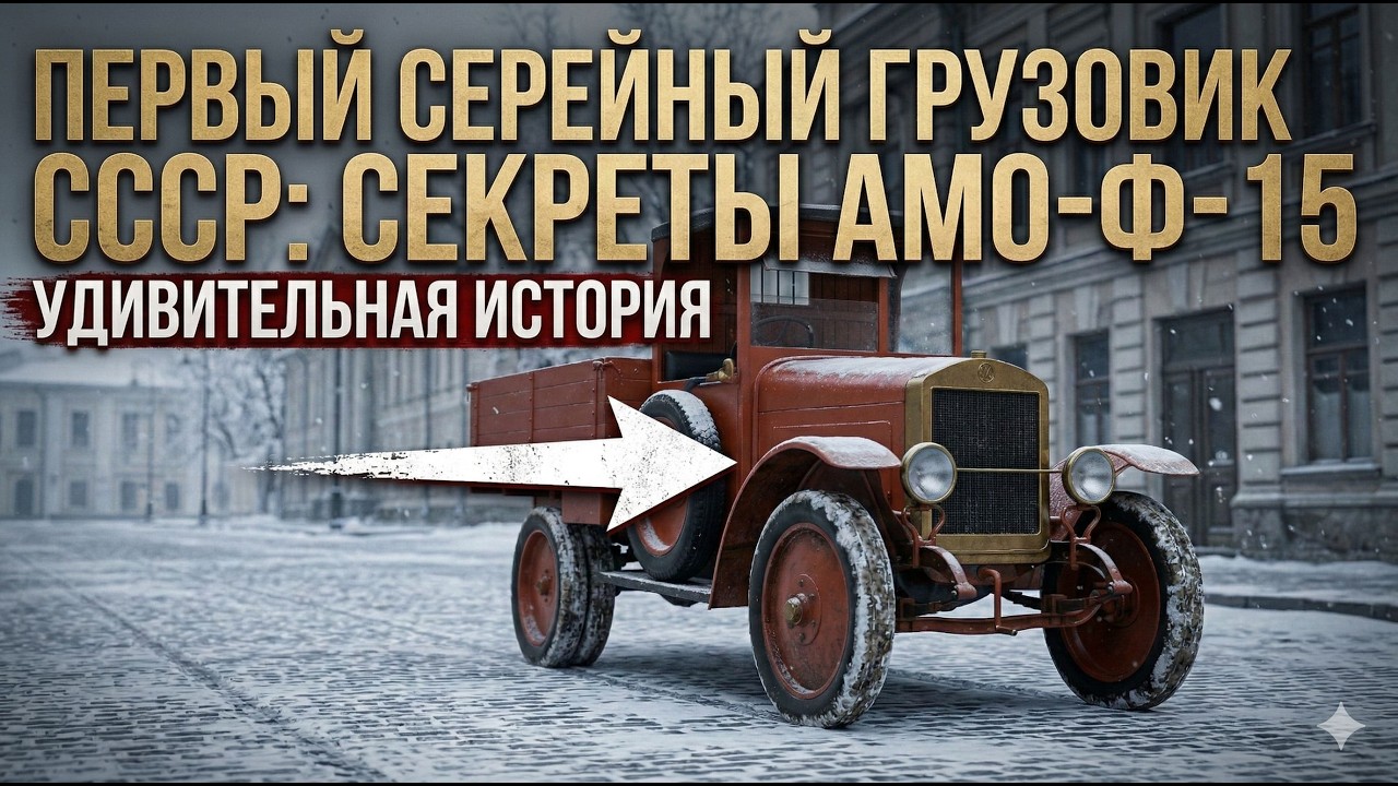 Ровно 100 лет истории: как в 1924 году создали АМО-Ф-15 — легендарного прадеда ЗИЛа