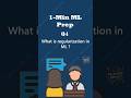 1-min ML Prep -Q4 : What is regularization in ML ? #MLPrep #MLInterview