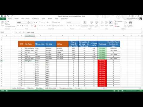 #1 Hướng dẫn dùng file excel quản lý đơn hàng online Mới Nhất