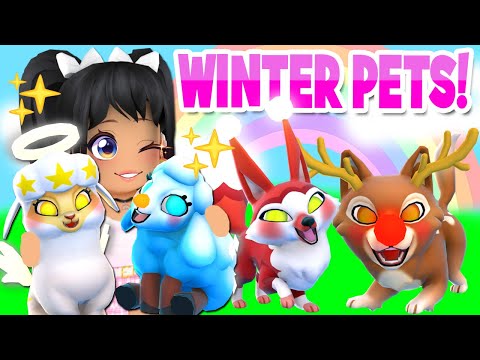 Buying *ALL NEW HOLIDAY PETS* WINTER UPDATE in ROPETS (roblox)