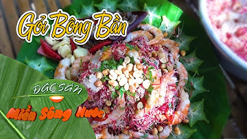 Ngon lạ lùng món gỏi bông bần miền Tây - Mùa bông bần nở - Đặc sản miền sông nước