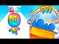 MAN RUNNER 2048 BEST GAMEPLAY vs RUNNER COASTER 🎢 ULTRA GAMEPLAY / ANDROID,IOS"GAMEPLAY