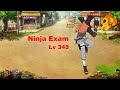 Ninja Exam Lv 349 (253k) - Danzo Skill trial | Naruto Online