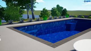 Swimming Pool, Geometric Design