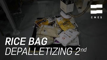 [DEMO] Rice bag depalletizing 2nd / 물류자동화 물류로봇