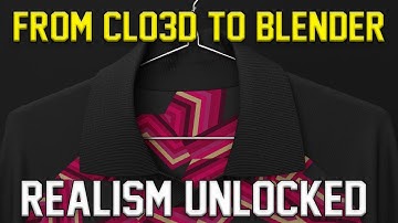 How I Create Realistic Designs by Exporting from Clo3D to Blender