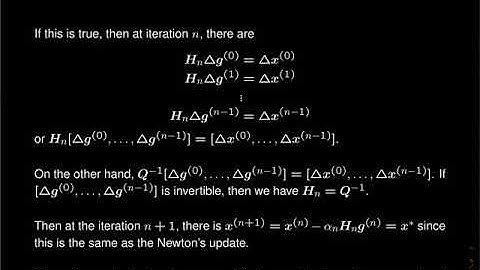 Lecture 10 - Quasi-Newton method (Part A)