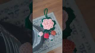 Pink Flower Crochet #crochet  #crochetforbeginners #tutorialamigurumicompleto #crocheting