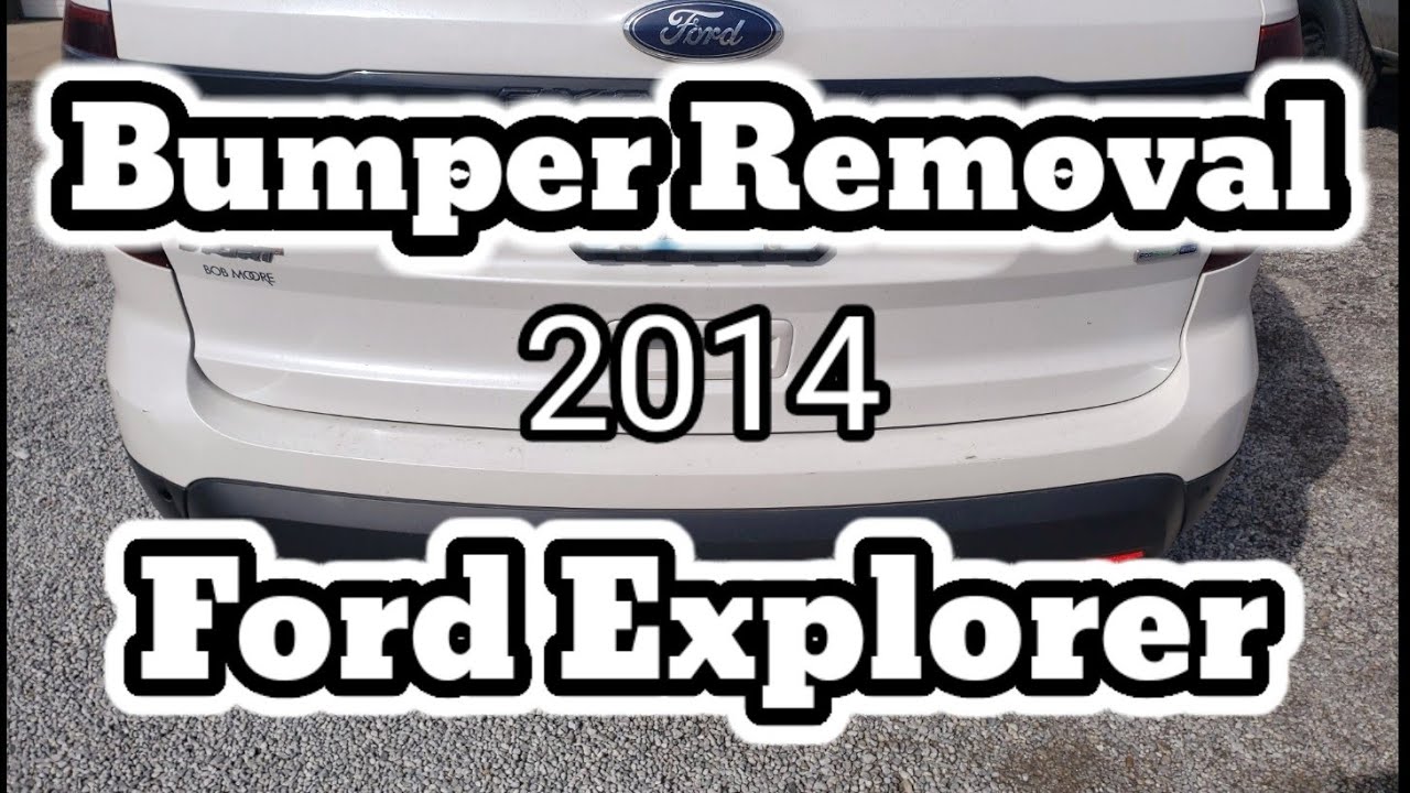 Как снять задний бампер форд эксплорер How to remove front and rear bumper Ford Escape (2001 2007 onwards)