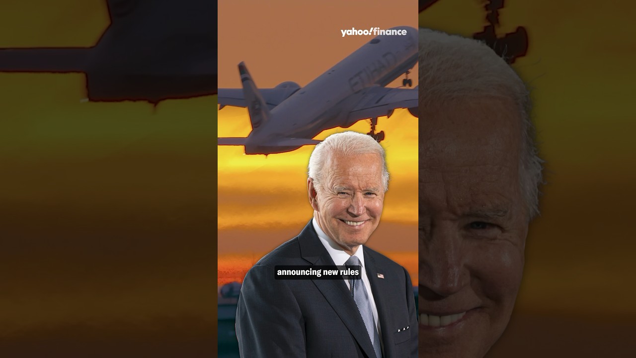 Biden admin. issues new airline rules ahead of peak travel season ✈️ #shorts
