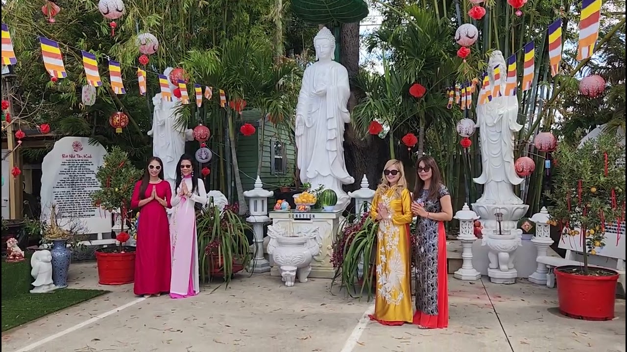 Lunar New Year 26 at Chùa Quan Âm Orlando Fl # Tết #worldtravel #travel 