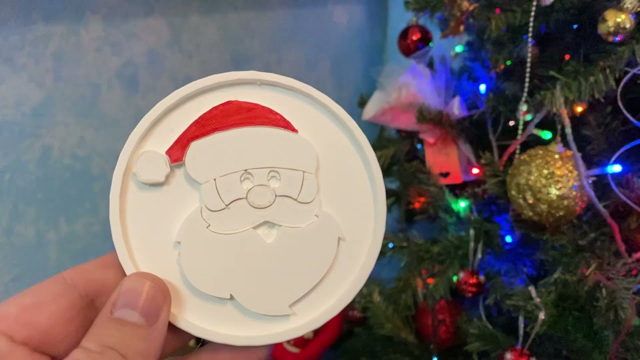 STL file Christmas Coasters 🎅🎄❄️ ・3D printable model to download・Cults