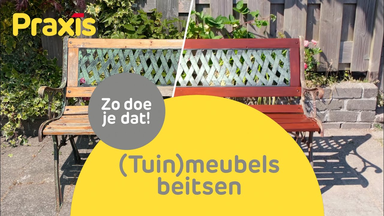 Zelf je (tuin)meubels beitsen