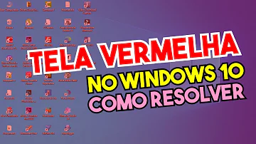 Como consertar a tela vermelha do notebook?
