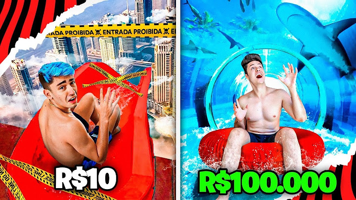 PARQUE AQUÁTICO DE 1 DÓLAR, 1000 DÓLARES OU 1.000.000 DE DÓLARES!