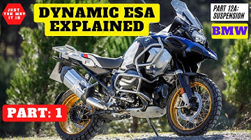BMW Dynamic ESA Explained, Damping Modes, Riding Modes and DDC, how do they work...