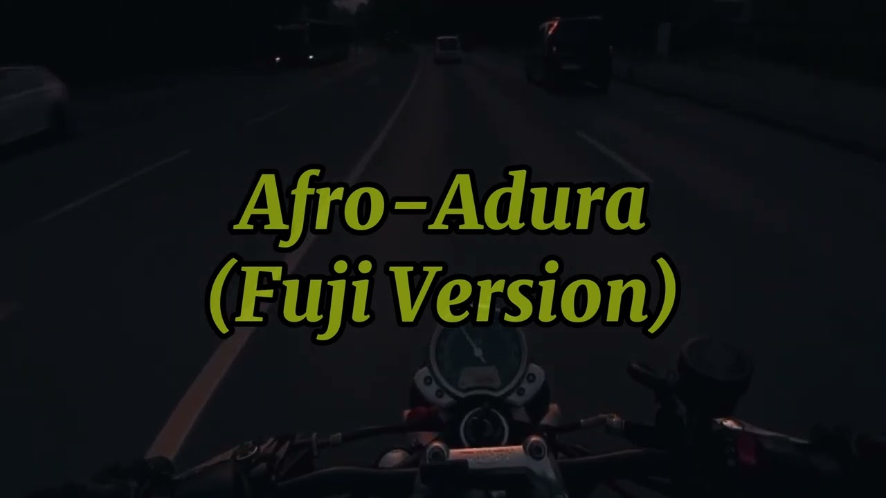 AFRO ADURA (FUJI) | Seyi Vibes x Asake x Kwam 1 x Portable Type Beat | Afrobeat x Fuji Music 2024