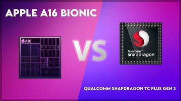 Apple A16 Bionic vs Qualcomm Snapdragon 7c Plus Gen 3 Technical Comparison
