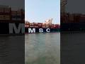 MSC Giant Ship Berthing at Mundra Port | Deep Sea Tugboat Power Move 🌊🚢 #MSCGiant #MSCShip #shorts