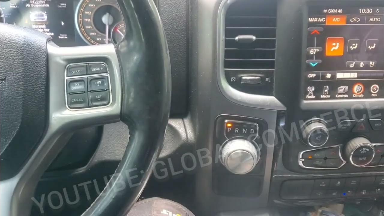 Program Dodge RAM Service air suspension error C2212, C156E Ride Height