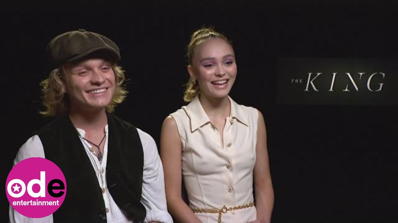 THE KING: Lily-Rose Depp & Tom Glynn-Carney on Timothée Chalamet’s King-Like Qualities