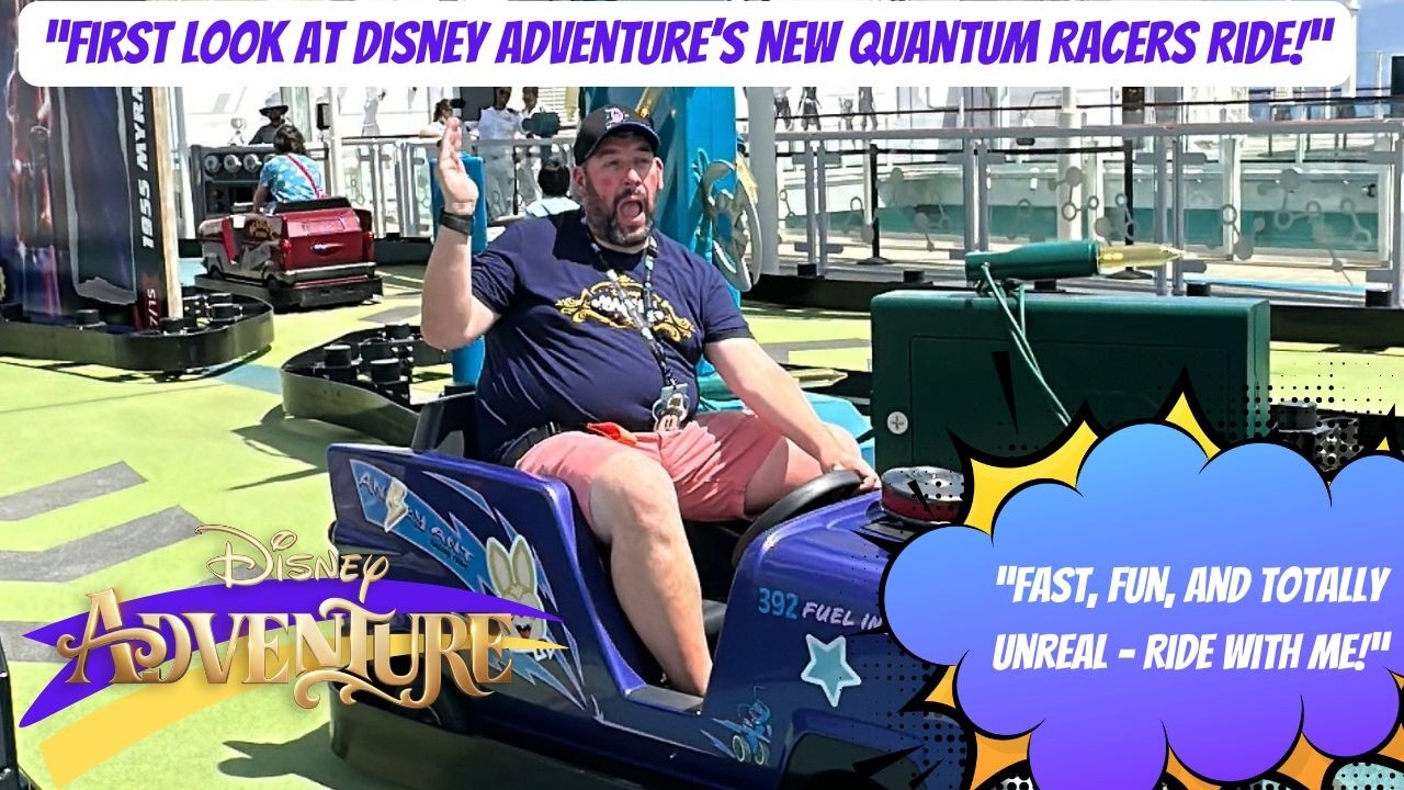 “Disney Adventure’s NEW Quantum Racers Ride – Full Experience!”