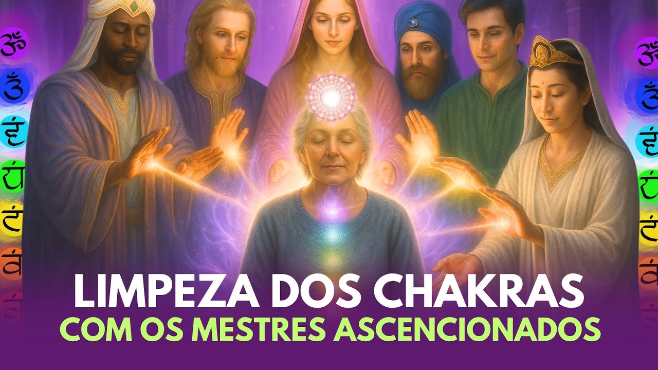 🟣 Limpeza Completa dos Chakras com a Fraternidade Branca! ✨