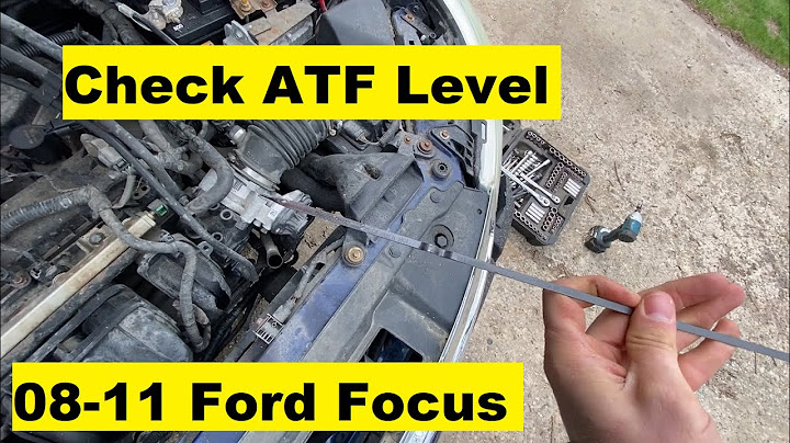 2009 ford fusion transmission fluid dipstick location