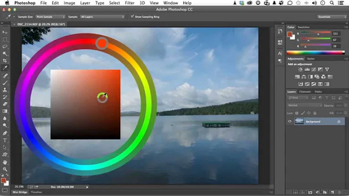 Adobe Photoshop CC for Photographers Tutorial | Adjusting Color Picker Options