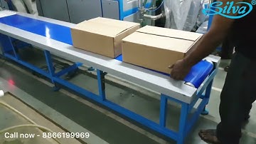 Automatic BOPP Tapping Machine with heavy Duty Packing  Conveyor by SILVA | #BOPP #conveyor #packing