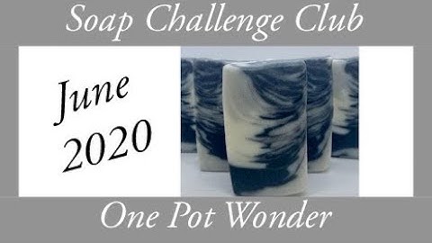 Soap Challenge Club June 2020 One Pot Wonder | Cold Process Soap Making