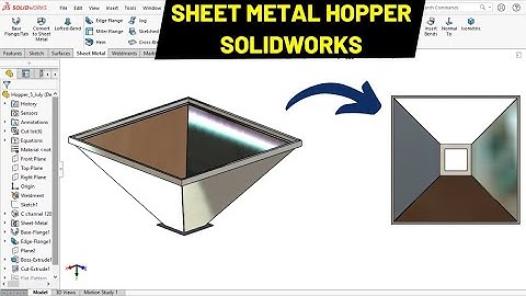 Sheet Metal Hopper in SOLIDWORKS | Robo CAD