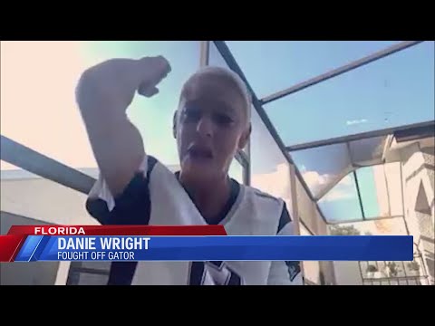 FLORIDA WOMAN FIGHTS OFF GATOR