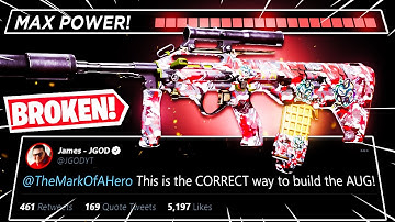 NEW AUG META WARZONE SEASON 2... ULTIMATE BUILD 😍 CW AUG BEST CLASS SETUP LOADOUT is OVERPOWERED!