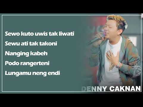 Sewu Kutho | No Vokal Karaoke (Versi Denny Caknan)